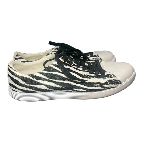 Cole Haan Grand.os Zebra Print Lace-up Sneakers Women's Size 8B - Picture 1 of 9